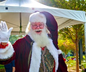 The free 2-day Holiday Festival at Levy Park features music, dance, and and a free photo booth with Santa Claus. Photo courtesy of the park