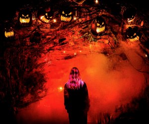 The entrance to Midnight Falls at the world-famous Los Angeles Haunted Hayride. Photo courtesy of the Thirteenth Floor Entertainment Group