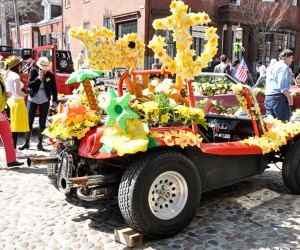 Spring weather is rolling into Boston, bringing fun things to do with kids this weekend. Nantucket Daffodil Festival photo courtesy of the Massachusetts Office of Travel and Tourism