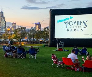 Movie night with a view! Photo courtesy of the Chicago Park District