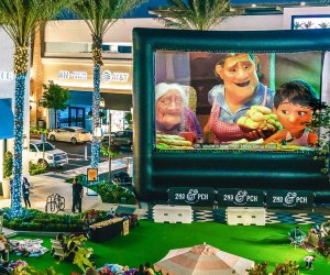 Enjoy family movies in the moonlight. Photo courtesy of 2nd & PCH
