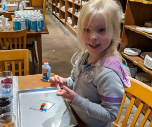 Kids can create and paint pottery and other treasures at All Fired Up summer camp. Photo courtesy of the studio