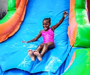 Cool off this August 2023 with fun activities around Connecticut! Photo courtesy of Slide City Water Park