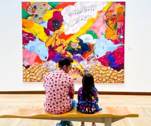 When the weather is cold and rainy, Connecticut's indoor places to play stay warm and bright! Photo courtesy of the New Britain Museum of American Art