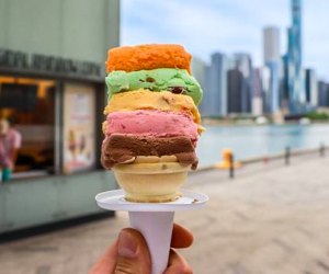 Navy Pier: ice cream