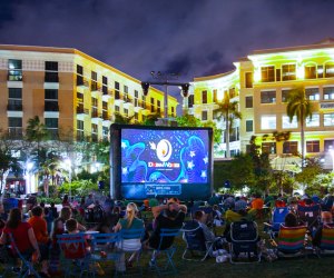 Take in a flick outdoors at Screen on the Green in West Palm Beach. Photo courtesy of the event