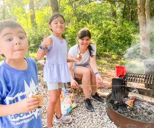 S'mores at Starved Rock! Photo by Maureen Wilkey