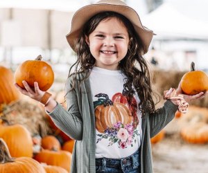 Take adorable fall photos at Tinez Farms Fall Festival & Pumpkin Patch. Photo courtesy of the patch