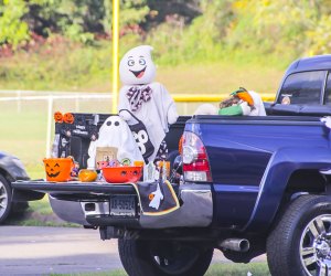 Meet the friendliest ghosts and see fun displays when you trunk-or-treat in Connecticut this year! Photo courtesy of the East Haven Rotary Club