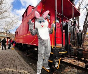 The Wilmington & Western Railroad's Easter Bunny Express offers a special treat for every kid. Photo courtesy of the railroad
