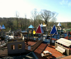 The spacious Freedom Playground in Haverford lets kids' imaginations run wild. Photo courtesy the playground