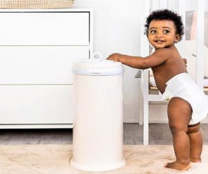 Keep the stink away with a diaper pail. Photo from the Ubbi Store on Amazon