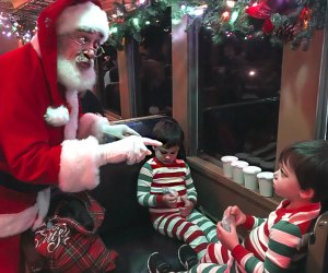 Polar Express trains are coming to towns all over New England for Christmas 2024! Essex Steam Train Railroad photo courtesy of Mommy Poppins.