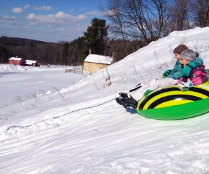 Snowtubing at Fruitlands photo courtesy of the Massachusetts Office of Tourism.
