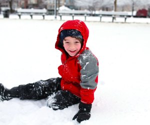 The best things to do in Boston with kids in January 2024 are fun and free! Play outside photo courtesy of the Massachusetts Office of Tourism.