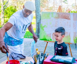 Children’s Texas Art Festival at Bayou Bend photo courtesy of the event