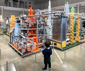 While LACMA rebuilds, kids can still watch Metropolis II for hours (and hours - it's mesmerizing!). Photo courtesy of LACMA
