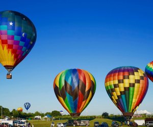 Watch the sky fill with color at the Empire State Hot Air Balloon Festival this weekend. Photo courtesy of the festival
