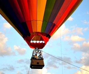 Weekend Events: Long Island Festival, Greek Fest, Fireworks Thrill to a hot-air balloon ride over Long Island at the Long Island Summer Festival. Photo courtesy of the festival