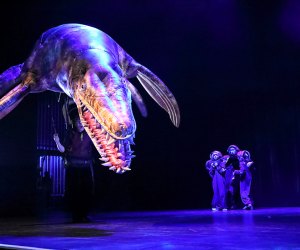 Erth’s Prehistoric Aquarium Adventure comes to the Mayo Performing Arts Center on Sunday, March 22. Photo courtesy of Mayo Performing Arts Center