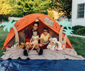 Ultimate Family Bucket List: family backyard camping
