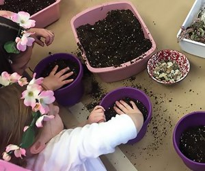 Create a fairy-themed craft to take home at the Frelinghuysen Arboretum's Fairy Day. Photo courtesy of Morris County Parks 