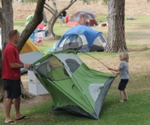 We're taking the kids camping – in the living room, Camping holidays