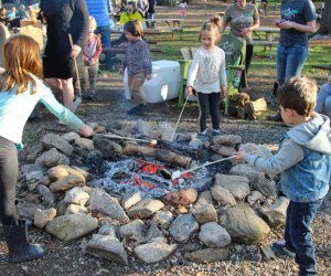 Head out for  Family Around the Campfire at Earthplace this Mother's Day Weekend. Photo by Zoe Brown for the center