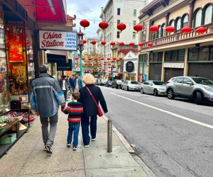 Discover culture and cuisine when strolling through Chinatown with kids in San Francisco. Photo by Nicole Findlay