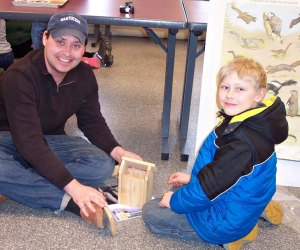 Learn how to build a Nest Box to give birds a home in your yard. Photo courtesy of Audubon Greenwich 