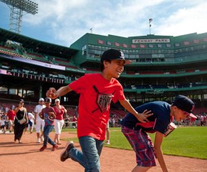 Big league fun awaits at Boston's top attractions for kids. Photo courtesy of Fenway Park