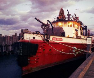 Kids will love exploring the Fireboat Firefighter Museum in Greenport. Photo courtesy of the museum