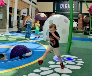Florida Mall Play Park is a free indoor playground for kids to let loose!