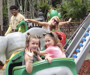 Theme park rides at Lion Country Safari