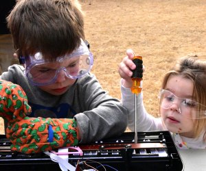Test your tinkering skills at Flying into the Future at Chattahoochee Nature Center.  Photo courtesy of the center 
