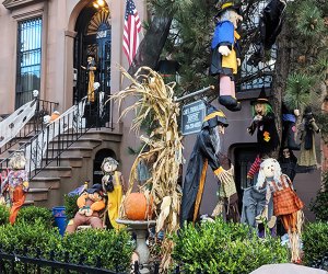 Cool decorations are a trademark of Halloween in Fort Greene