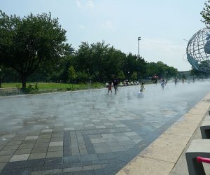 Fountain of the Fairs with The Unisphere in the background
