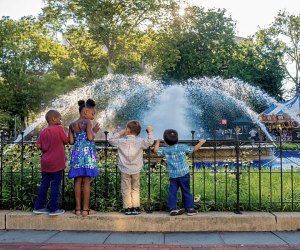 Take in the Fountain Show at Franklin Square Park. Photo courtesy of the park