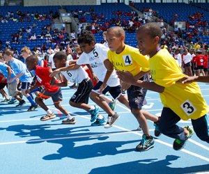Participants in the CityParks Track & Field program can compete in local races or citywide events. Photo by Durst Breneiser/courtesy of the CityParks Foundation