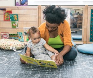 12 Things to Do Before Your Philly Baby Turns One Reading at the Free Library. Photo credit Philadelphia Free Library