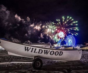Kick off every weekend on the Wildwoods Boardwalk with Friday night fireworks. Photo courtesy of Wildwoods, New Jersey
