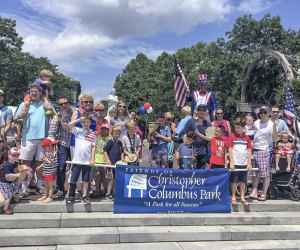 Independence Day Celebration's start early in Boston's North End. Photo courtesy of Friends of Christopher Columbus Park