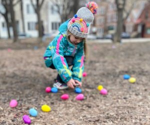 An Easter egg hunt in the Chicago suburbs. Photo courtesy of Friends of Holstein Park in Bucktown