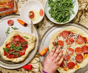 Everyone can make their own pizza just the way they like it!