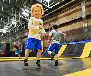 Double (or triple) up on jumps at Get Air Trampoline Park. Photo courtesy of the venue