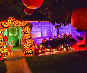 Free Haunted Houses and Halloween Displays: Ghostly Gourds of Glenhaven