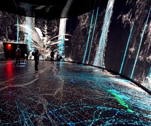 The immersive Invisible Worlds is one of the new exhibitions at the Richard Gilder Center for Science, Education, and Innovation set to open at the American Museum of Natural History on Thursday, May 4.