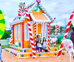 Gingerbread Village, a free holiday event in Houston.  Photo courtesy of City Place Plaza
