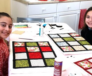 Join Girl Again to make a no-sew a patchwork quilt for your doll on Saturday. Photo courtesy of the shop