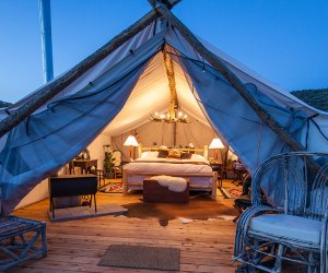 Go glamping on Governoes Island at Collective retreats